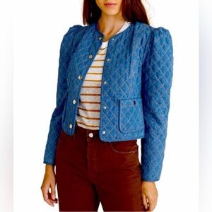 NWT VERONICA BEARD CAMILLA QUILTED JACKET! SIZE L!